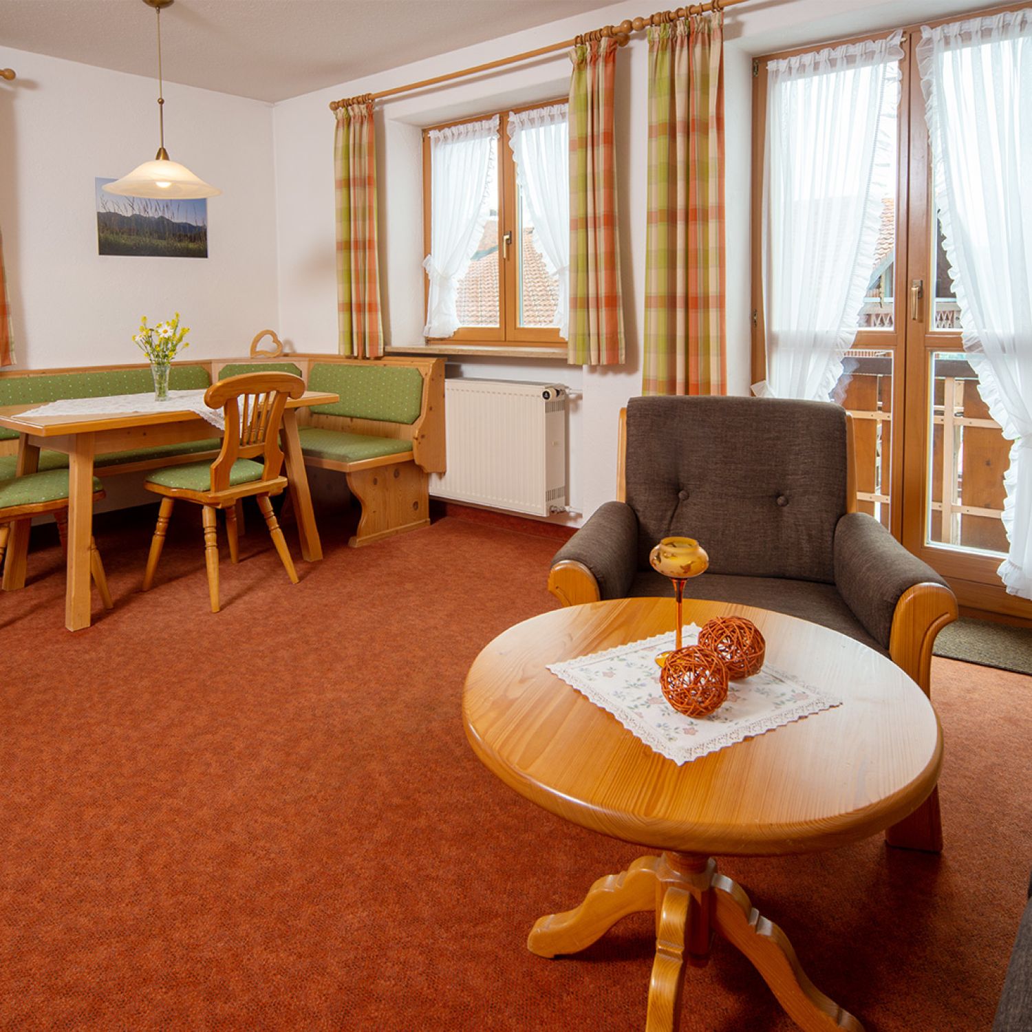 Ferienwohnung Sonnenkopf, Allgäuer Bergblick in Fischen