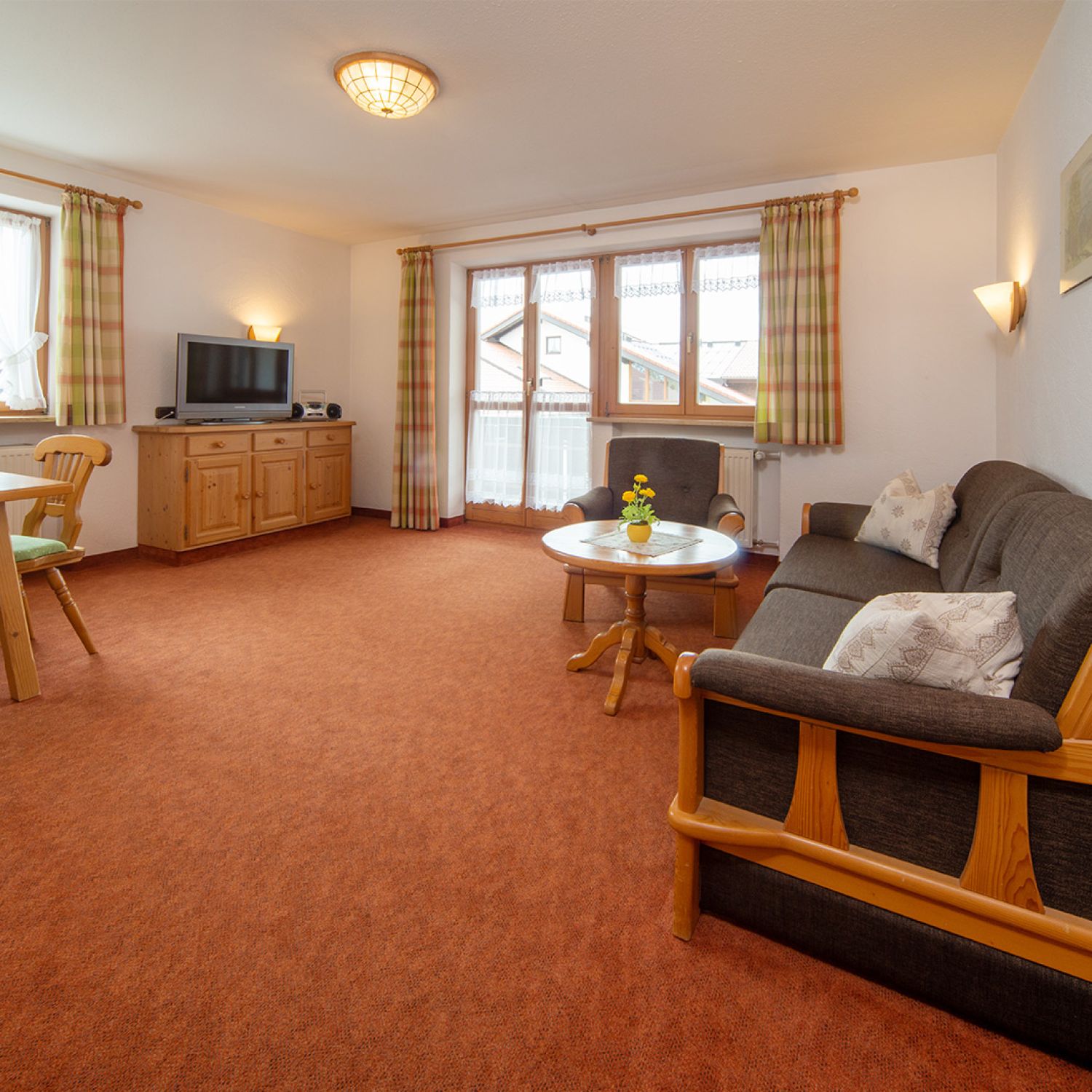 Ferienwohnung Rubihorn, Allgäuer Bergblick in Fischen