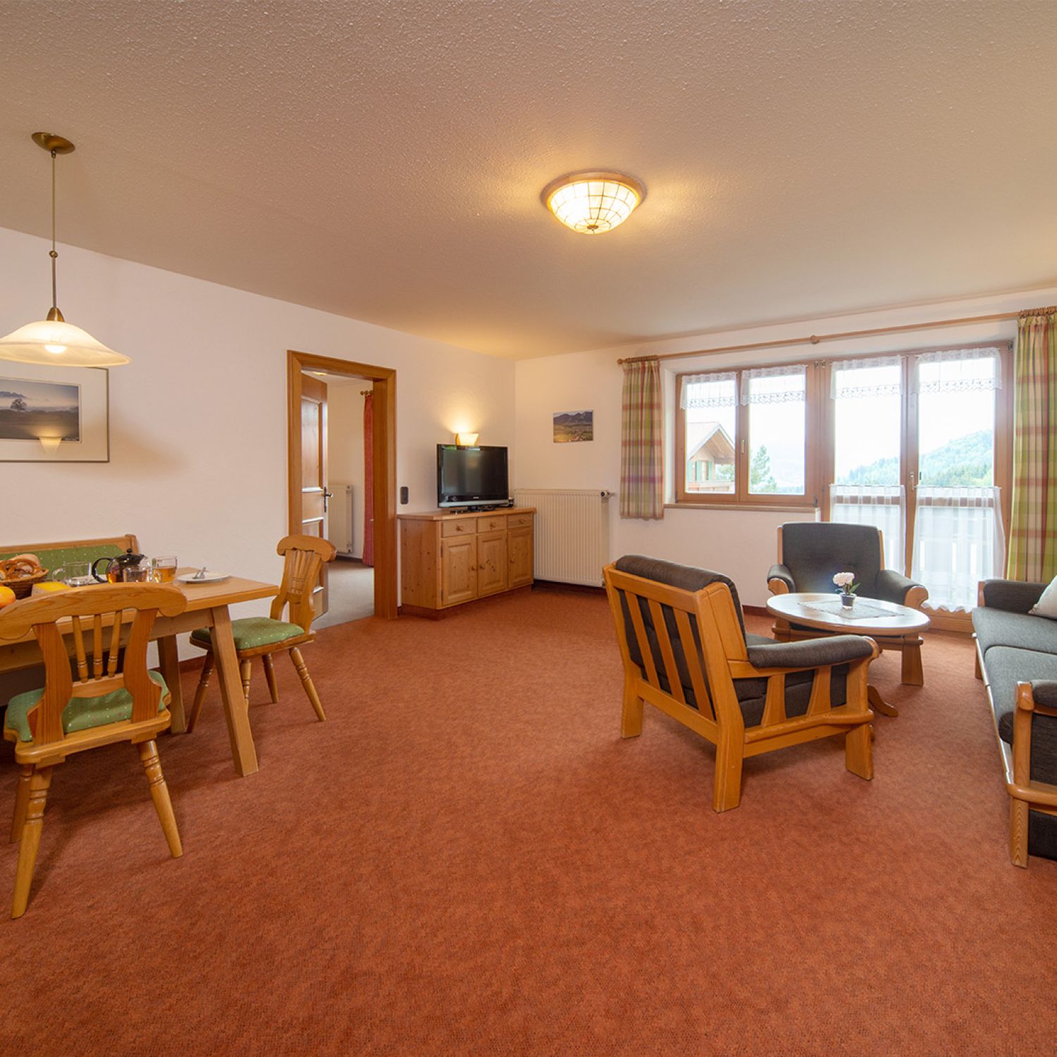 Ferienwohnung Nebelhorn, Allgäuer Bergblick in Fischen