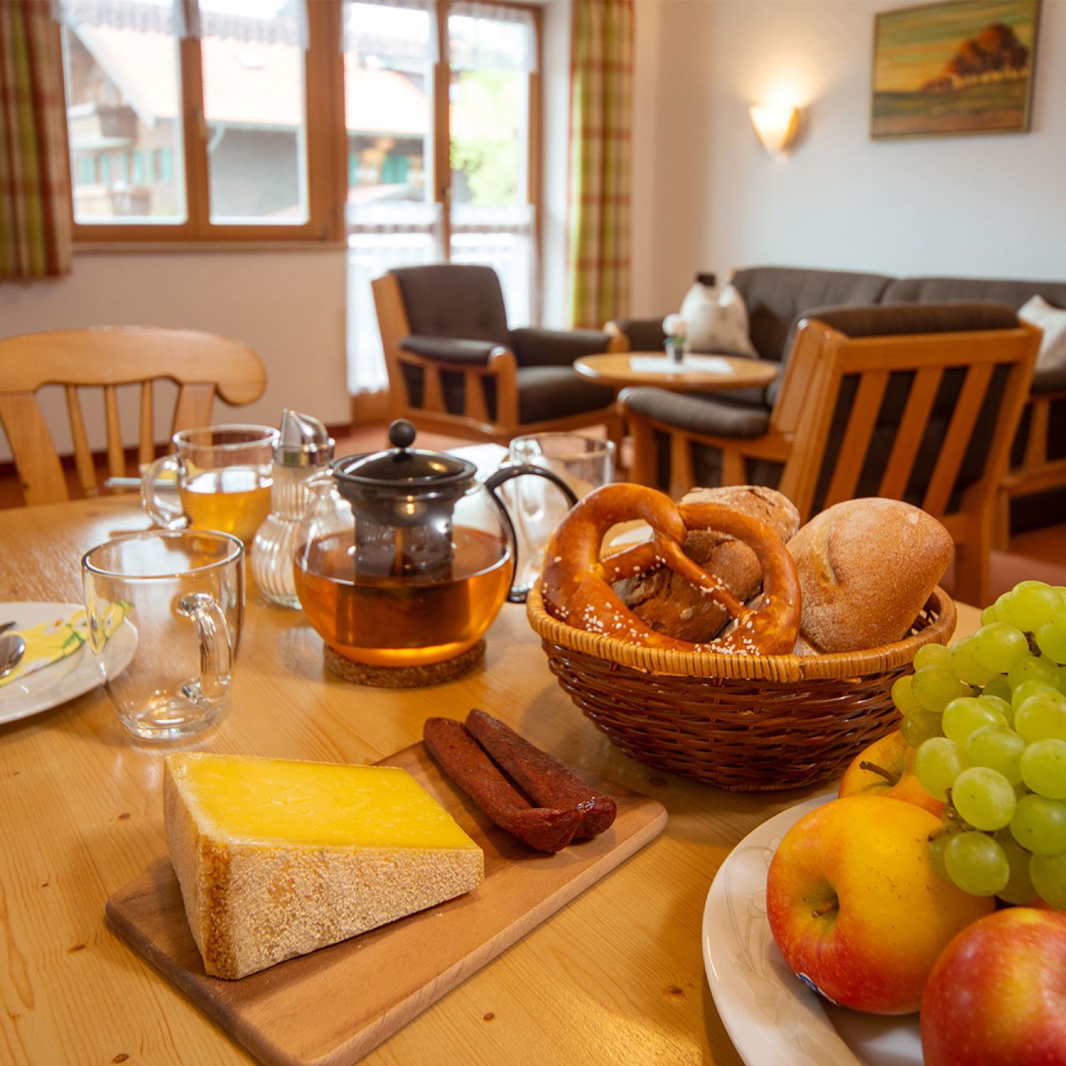 Ferienwohnung Nebelhorn, Allgäuer Bergblick in Fischen