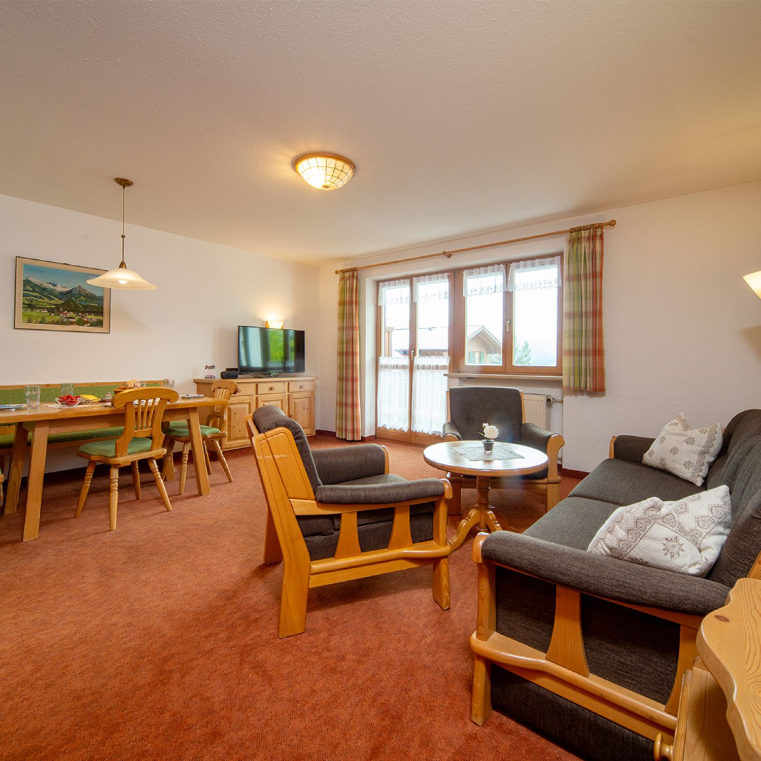 Ferienwohnung Krottenkopf, Allgäuer Bergblick in Fischen