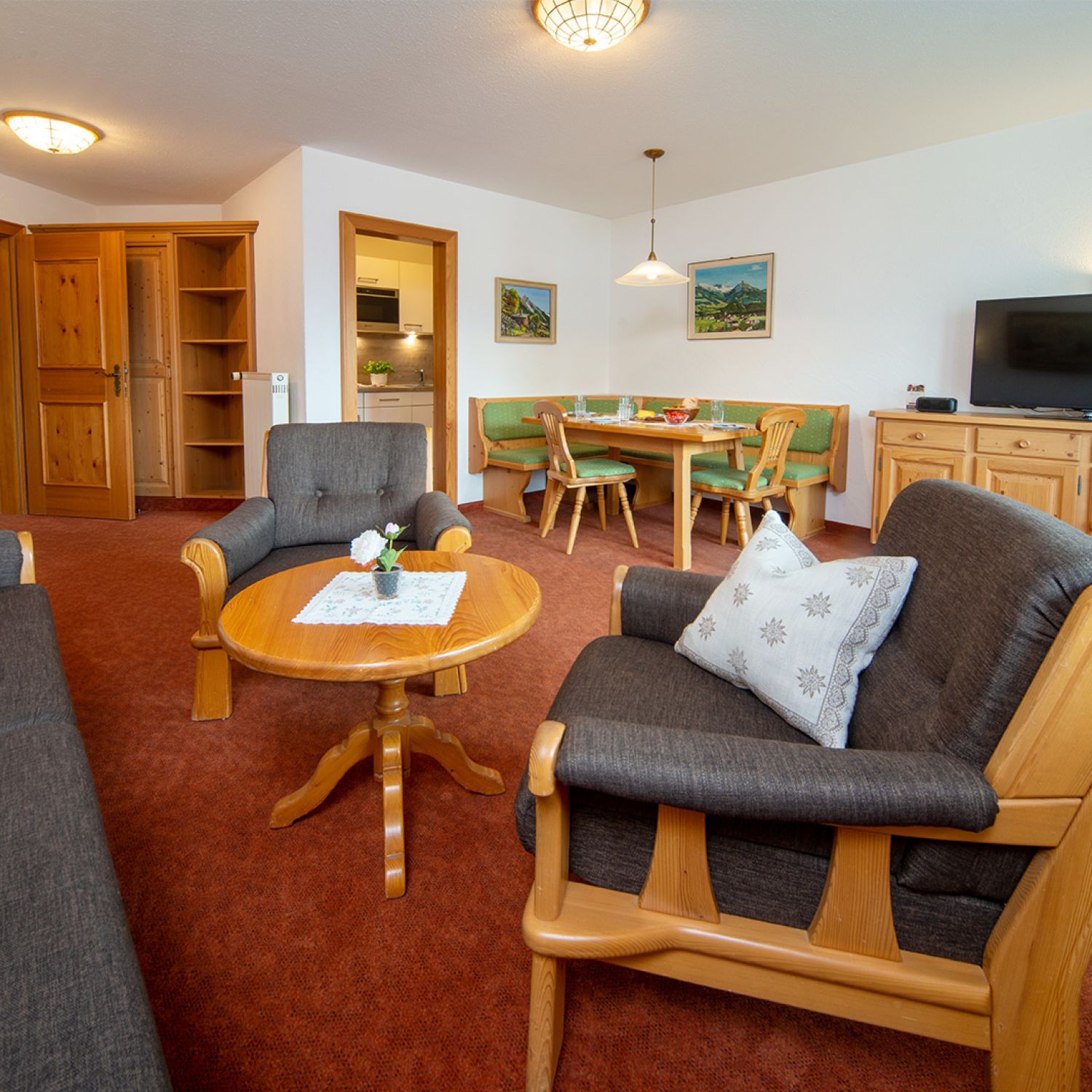 Ferienwohnung Krottenkopf, Allgäuer Bergblick in Fischen