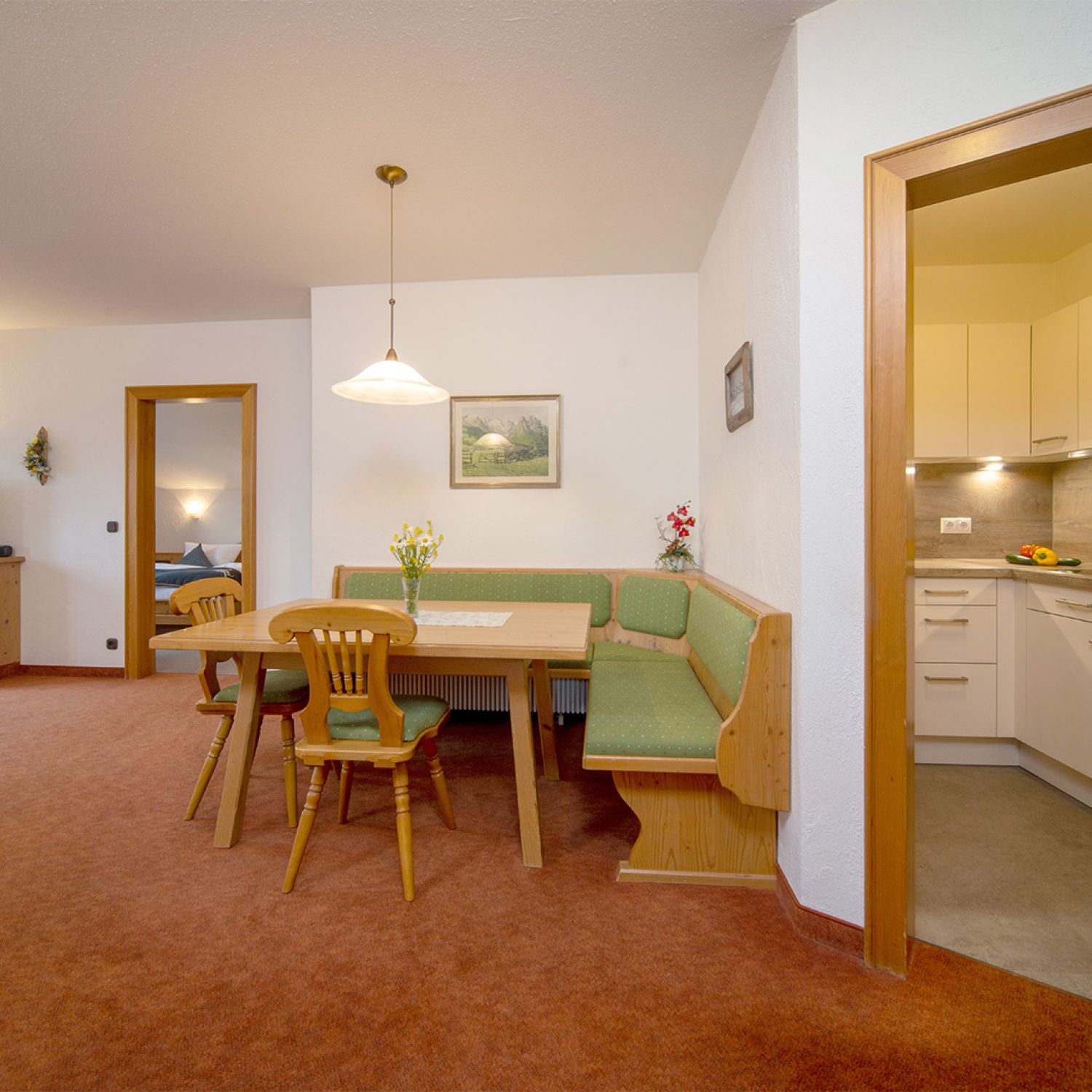 Ferienwohnung Entschenkopf, Allgäuer Bergblick in Fischen