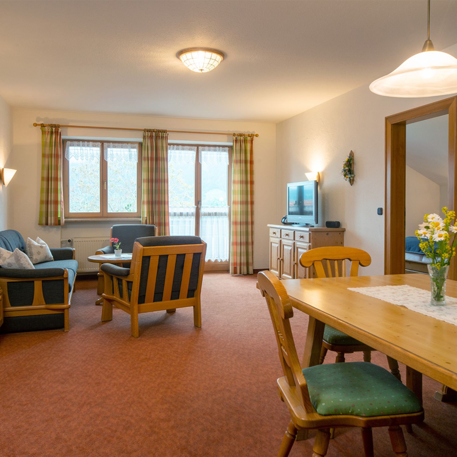 Ferienwohnung Entschenkopf, Allgäuer Bergblick in Fischen