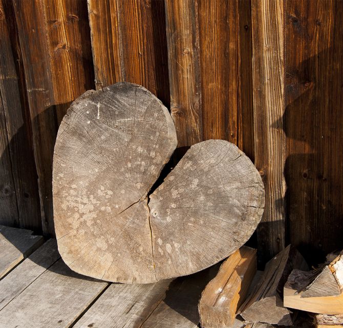 Herz aus Holz