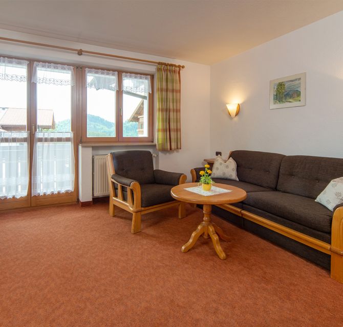 Ferienwohnung Rubihorn, Allgäuer Bergblick in Fischen